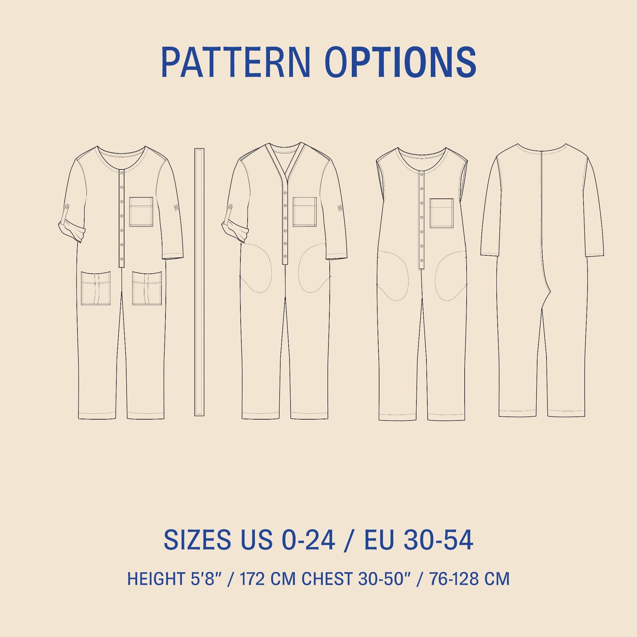 Aviator Jumpsuit sewing pattern | Wardrobe By Me - We love