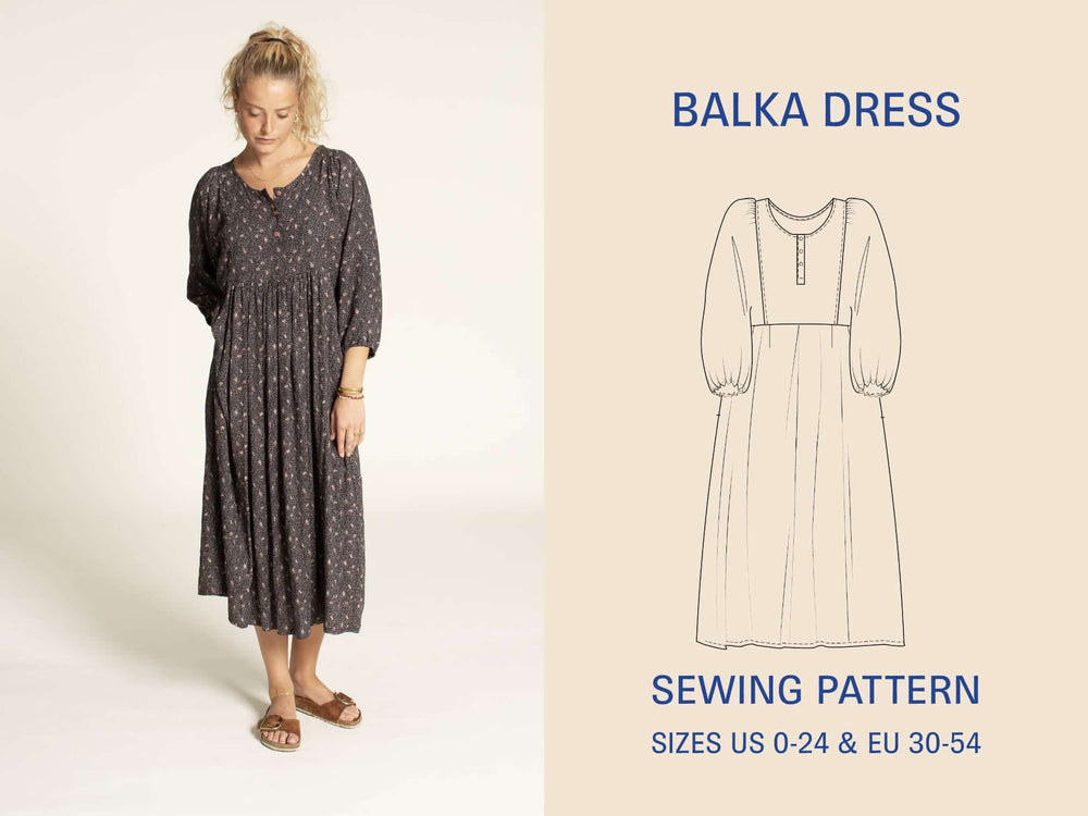 Balka Dress Sewing Pattern Wardrobe By Me