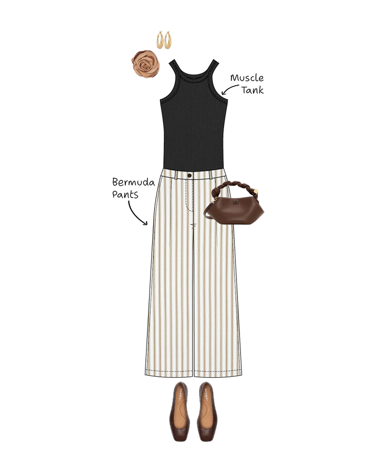 Bermuda Pants and Shorts Sewing Pattern