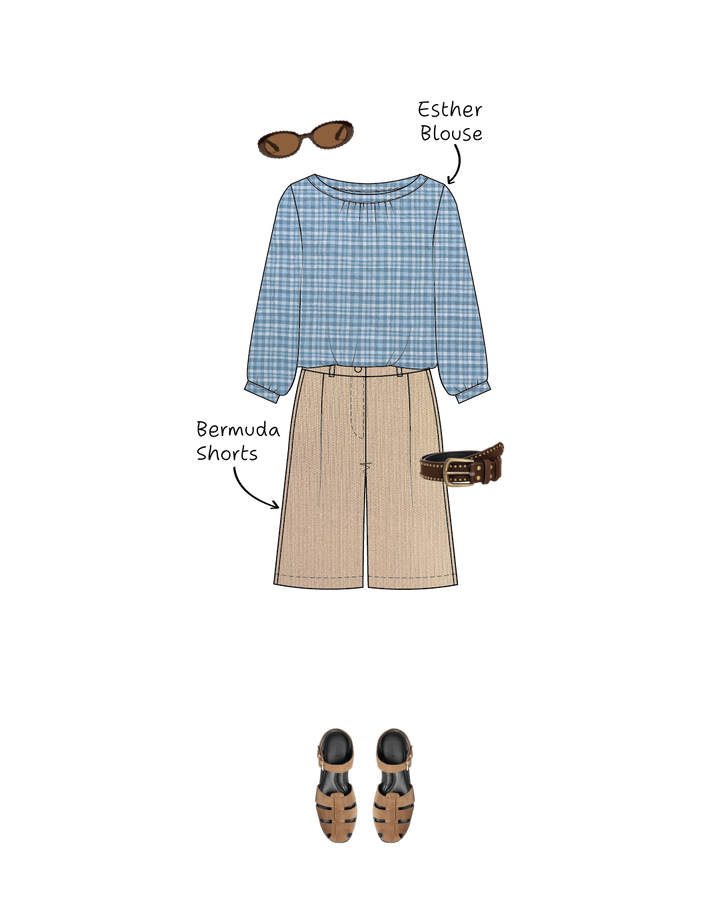Bermuda Pants and Shorts Sewing Pattern