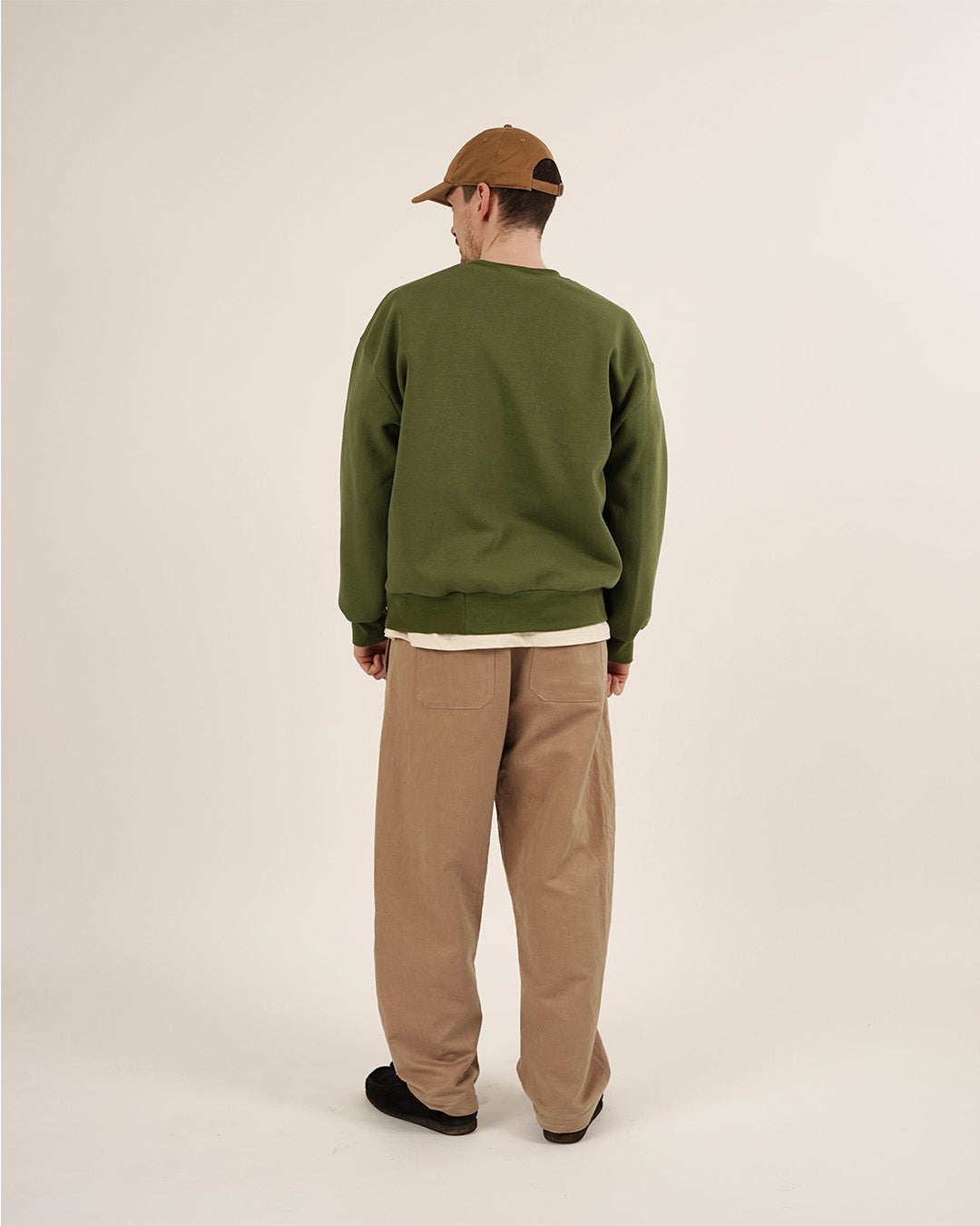 Boyfriend sweater sewing pattern front view