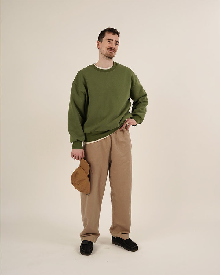 Boyfriend sweater sewing pattern unisex boy front view