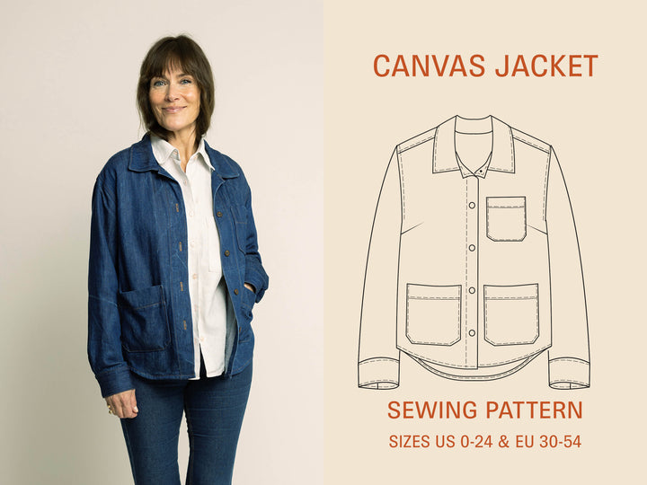 Canvas Jacket Sewing pattern 