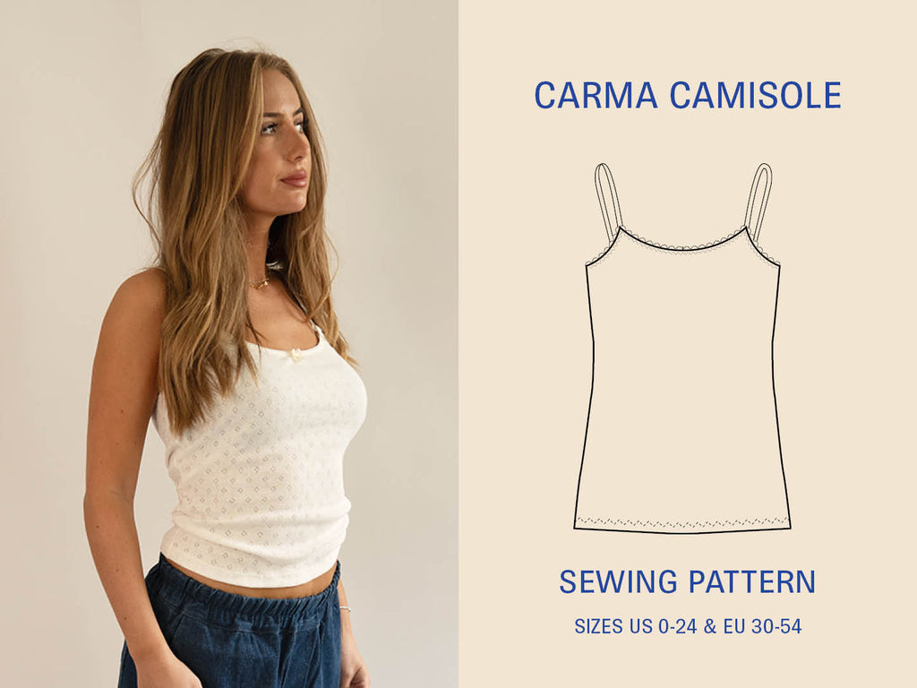 Camisole sewing pattern | Wardrobe By Me - We love sewing!