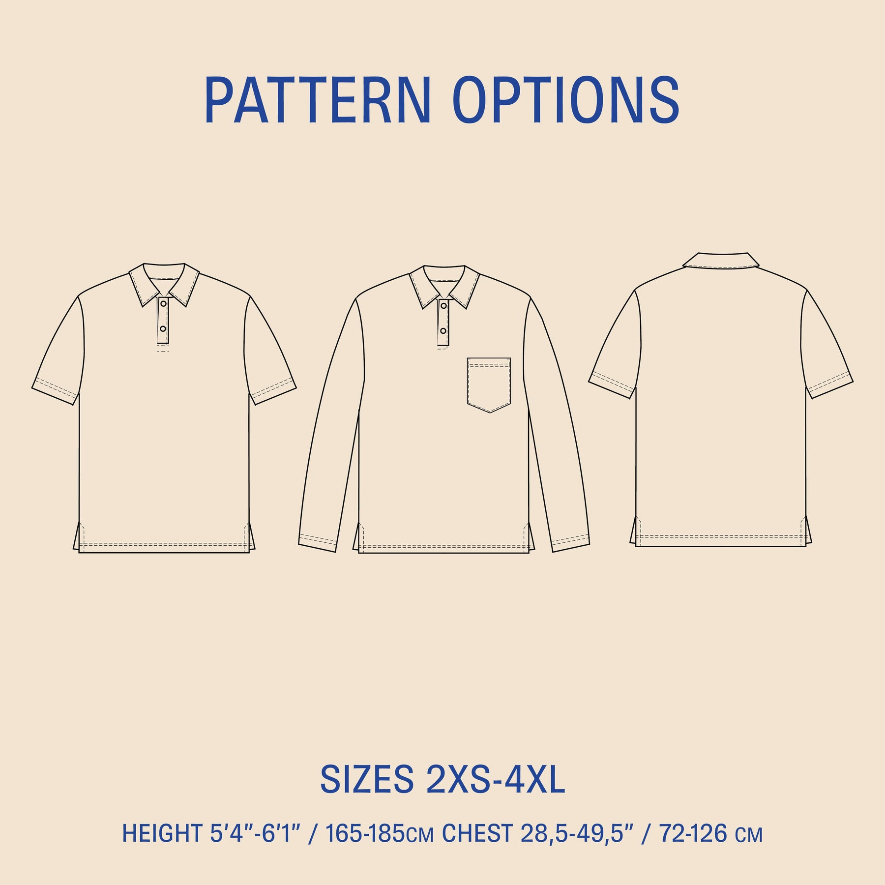 Polo Shirt sewing pattern | Wardrobe By Me - We love sewing!