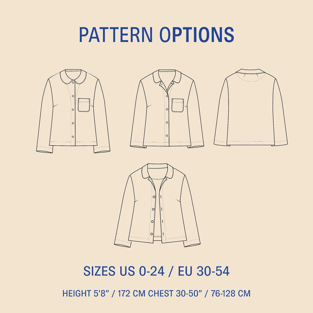 Dukke Blouse sewing pattern