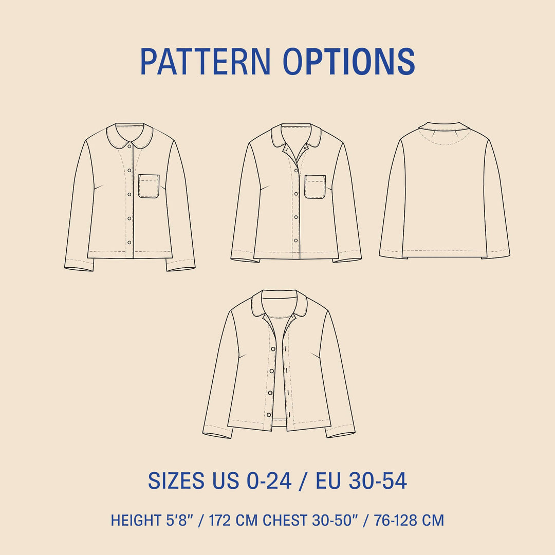 Dukke Blouse sewing pattern