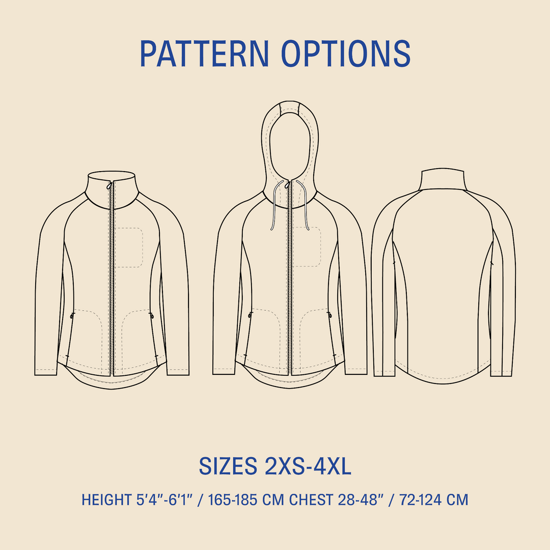 Men's Fleece jacket pattern