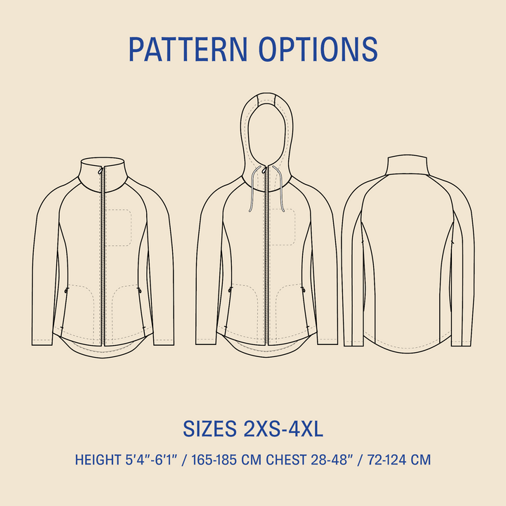 Men's Fleece jacket pattern