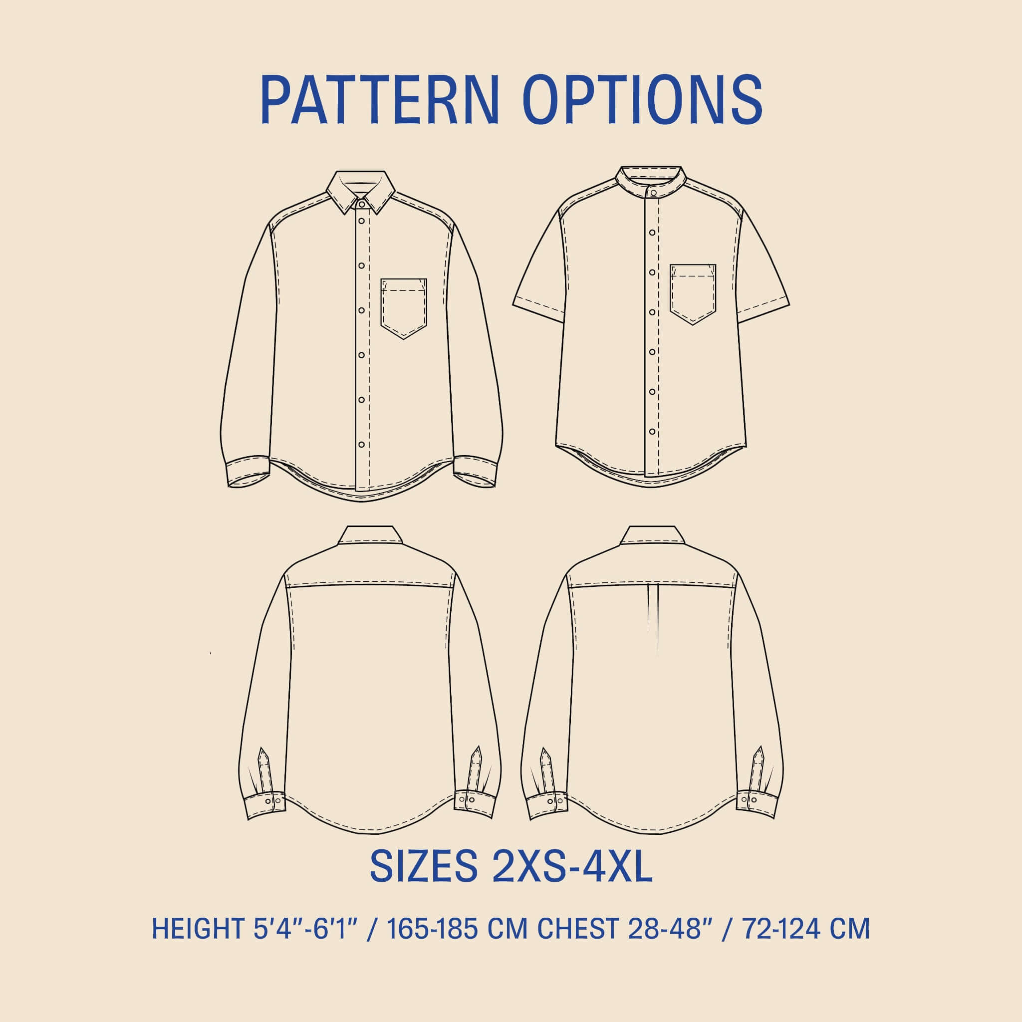 Jensen Shirt sewing pattern | Wardrobe By Me