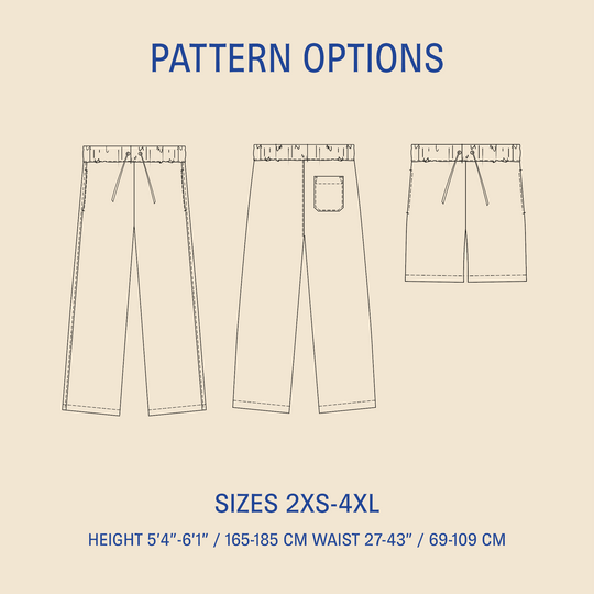 Pants Sewing Patterns for Men- Make your own pants – Wardrobe By Me