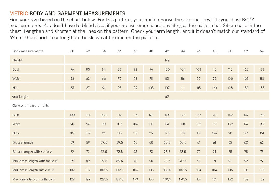 Moira blouse Sewing Pattern
