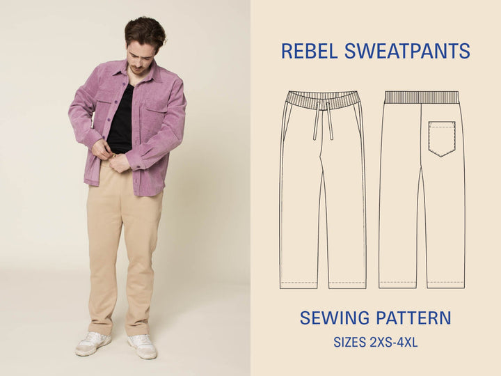 Sweatpants sewing pattern