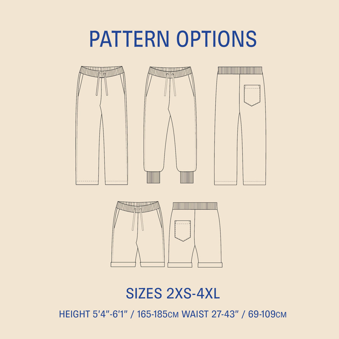 Pattern options rebel sweatpants