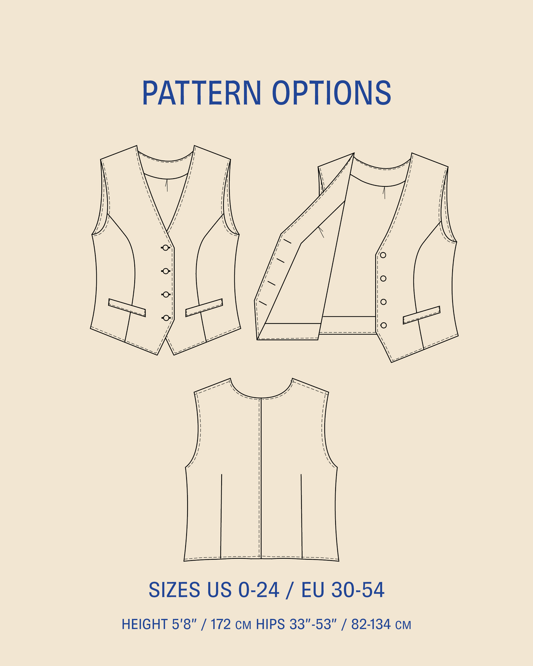 Pika Vest Sewing Pattern