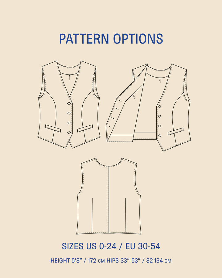Pika Vest Sewing Pattern