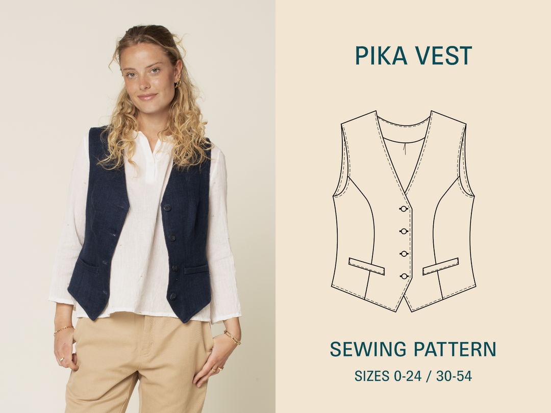 Pika vest sewing pattern