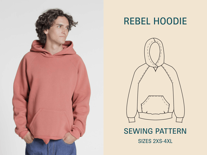 Rebel Raglan Printed pattern- Men's Sizes 2XS-4XL