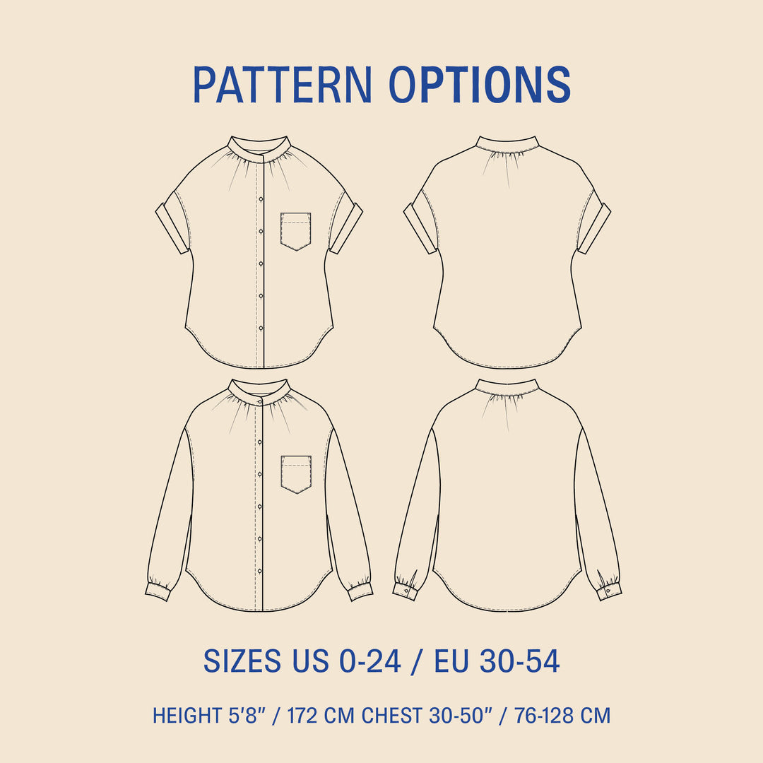Sille Shirt Sewing Pattern