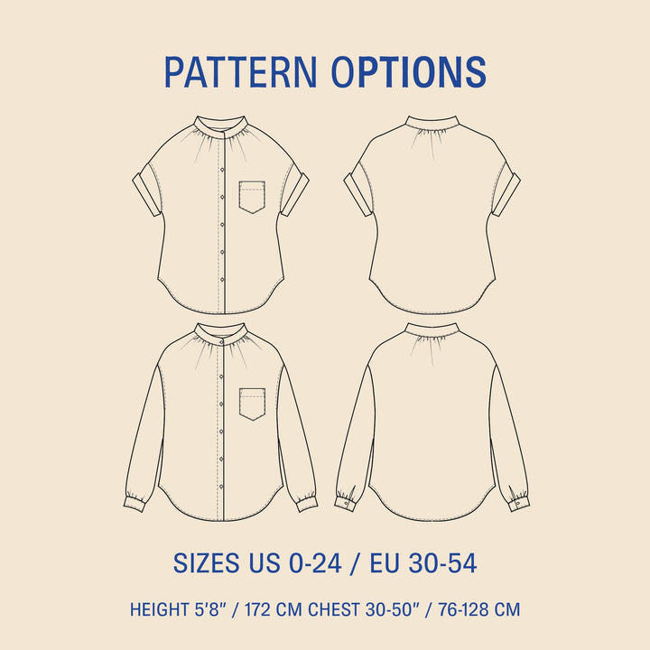 Sille Shirt Sewing Pattern
