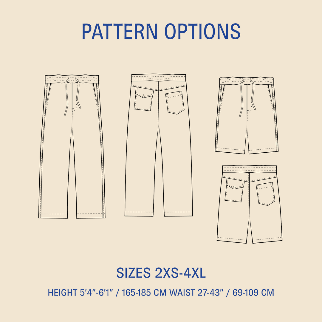 ★MEENDERI★BASIC PATTERN SHORT PANTS - WHITE★正規品/送料込 Summer pants sewing pattern | Wardrobe By Me