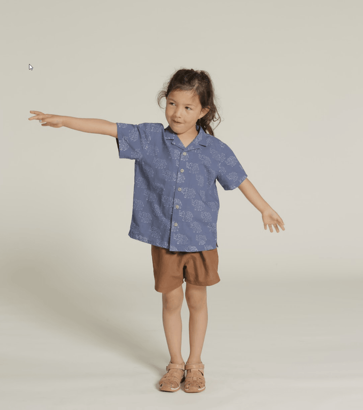Tropical Shirt Sewing Pattern - Kids Sizes 3-12Y