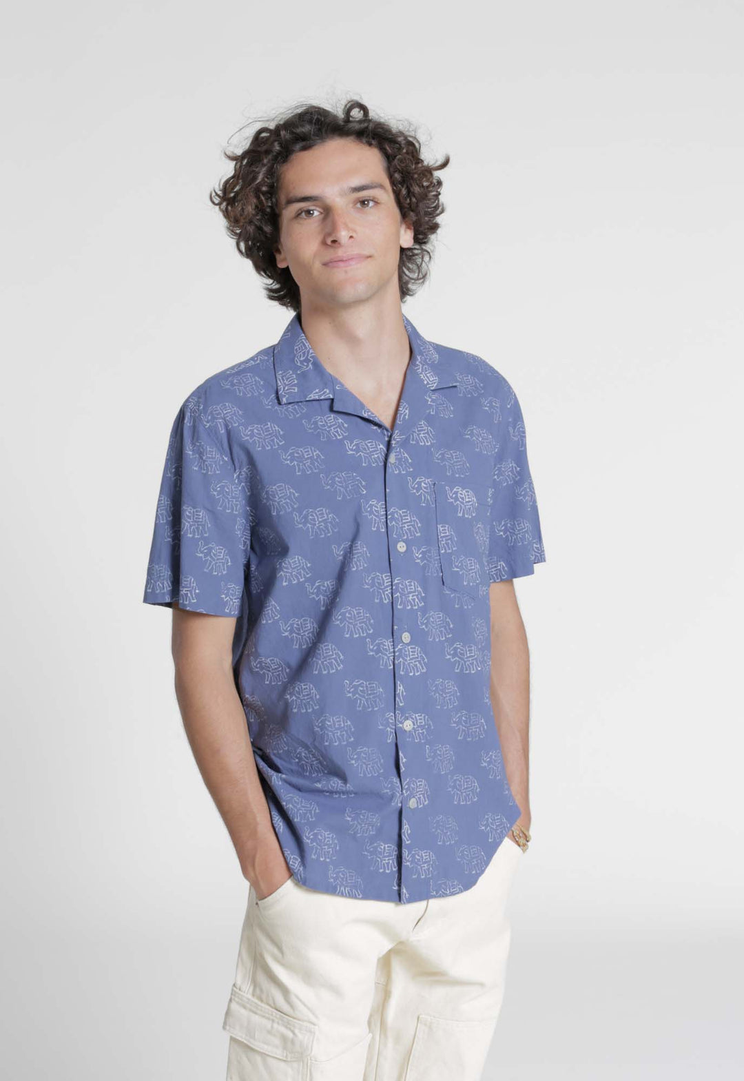 Tropical Shirt Printed pattern- Men's Sizes 2XS-4XL