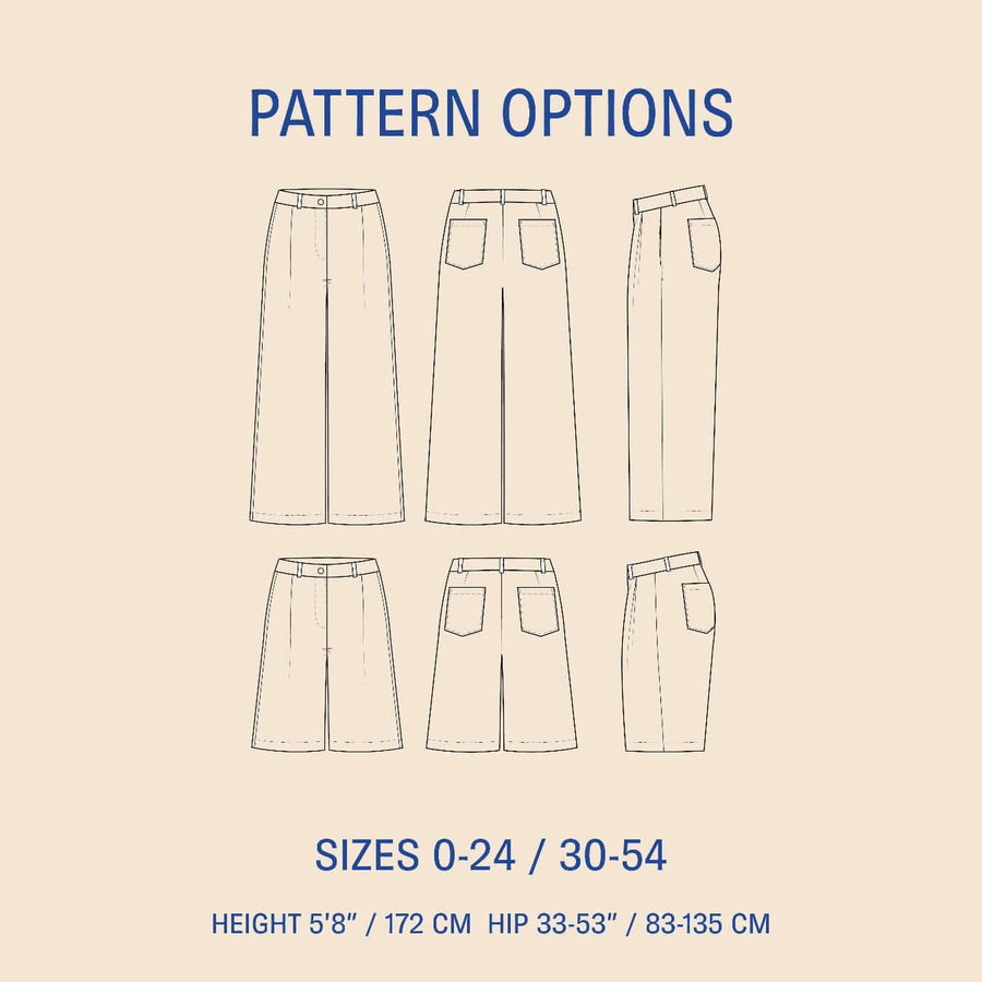 Bermuda Pants and Shorts Sewing Pattern We Love Sewing – Wardrobe By Me