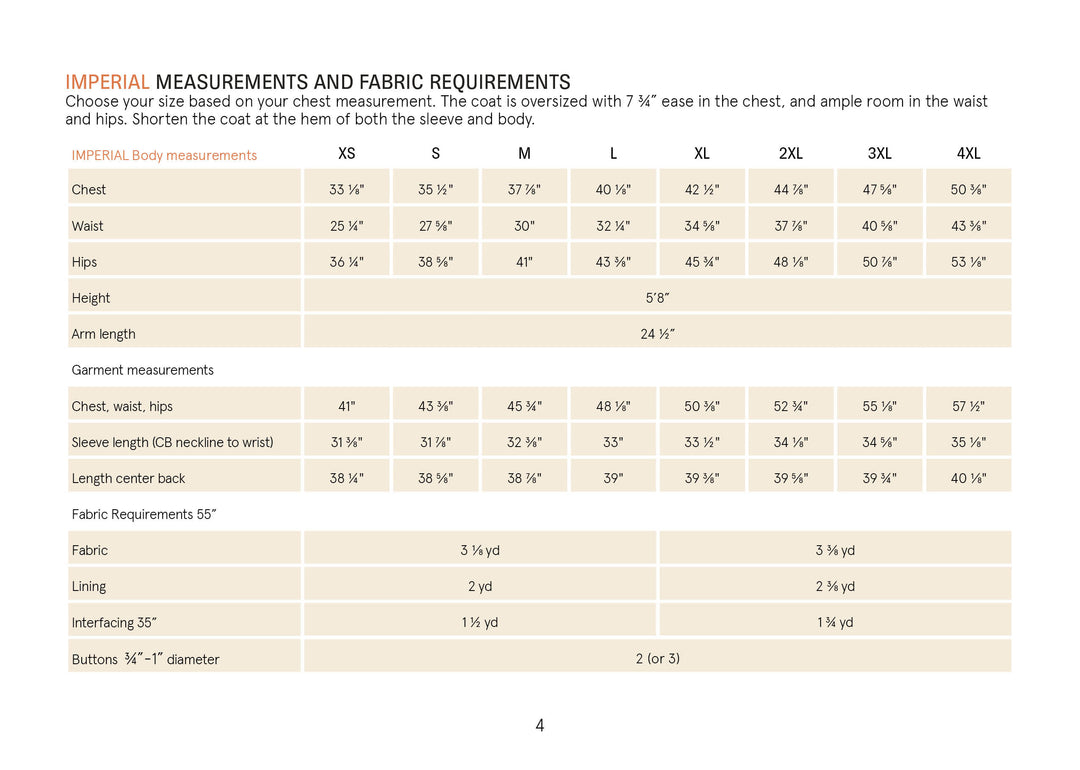 Cocoon Coat Sewing Pattern
