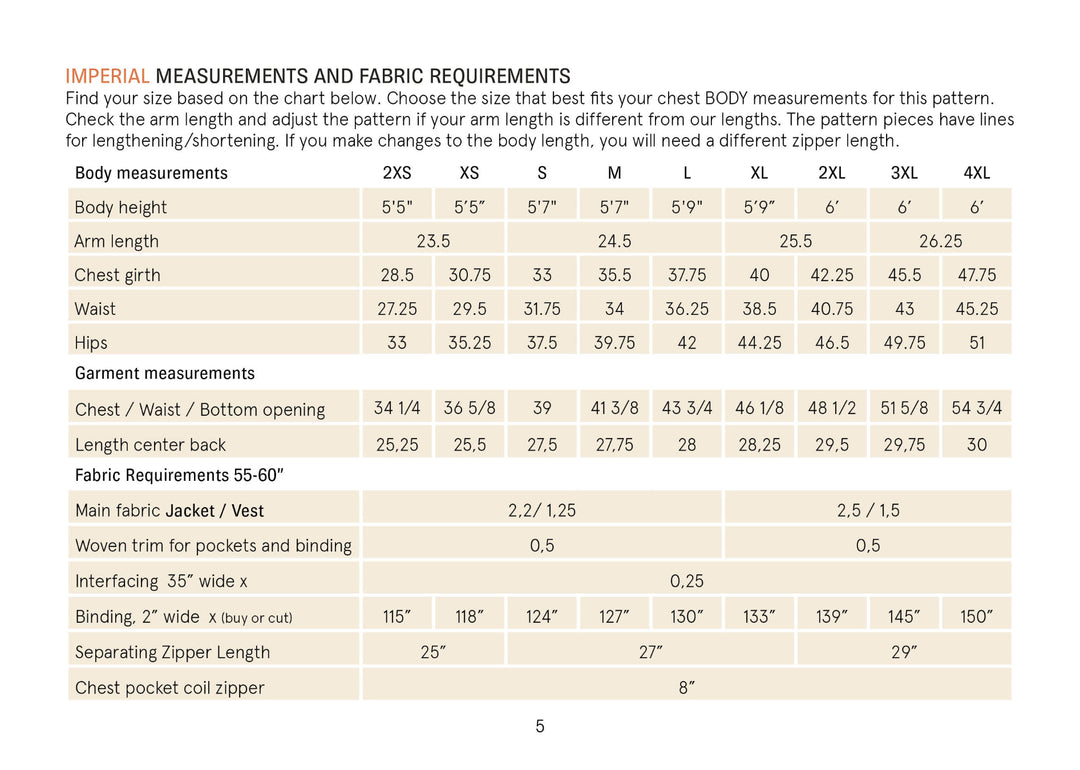 Imperial measurements Cozy Fleece Jacket