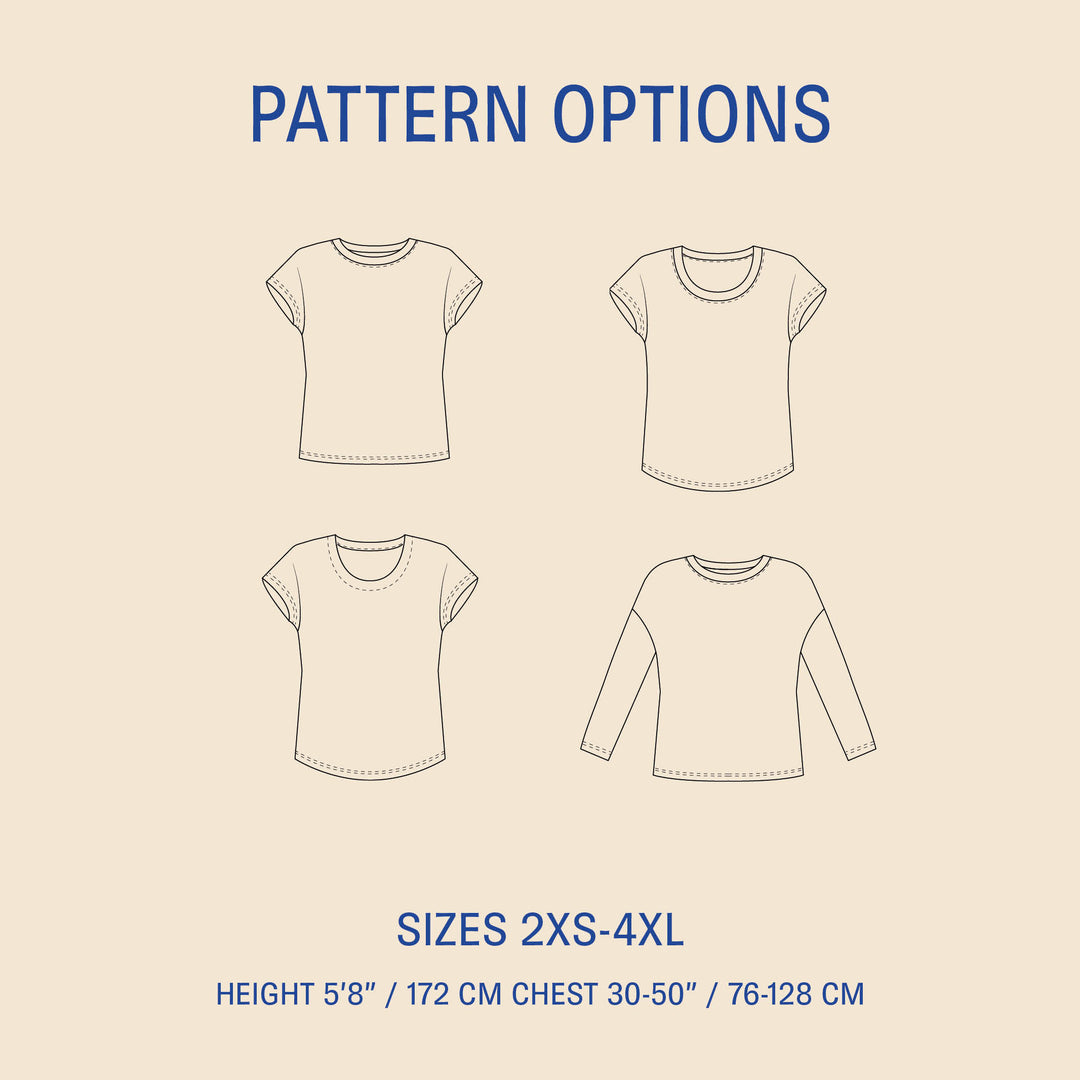 Easy T-shirt Sewing Pattern