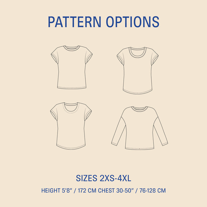 Easy T-shirt Sewing Pattern