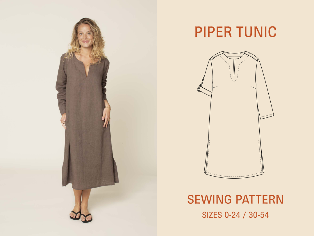 Piper Tunic Printed pattern -Women's sizes