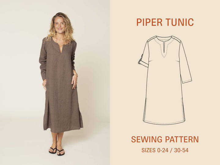 Piper Tunic Sewing Pattern -Women's sizes