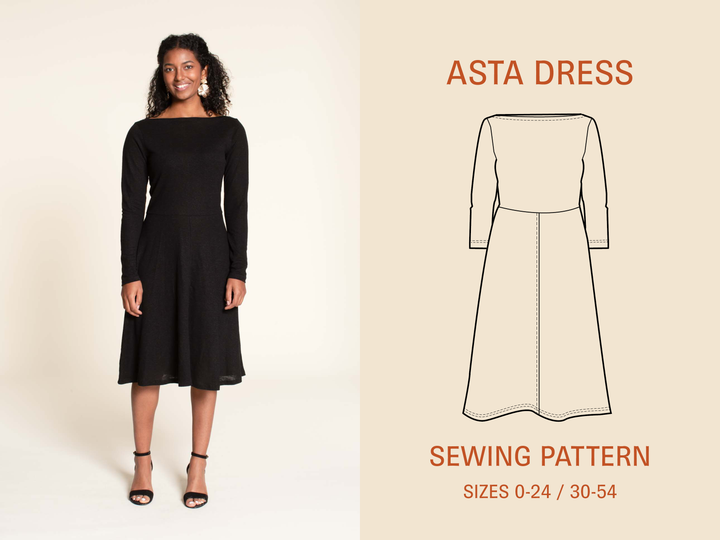 Asta Dress PAPER sewing pattern