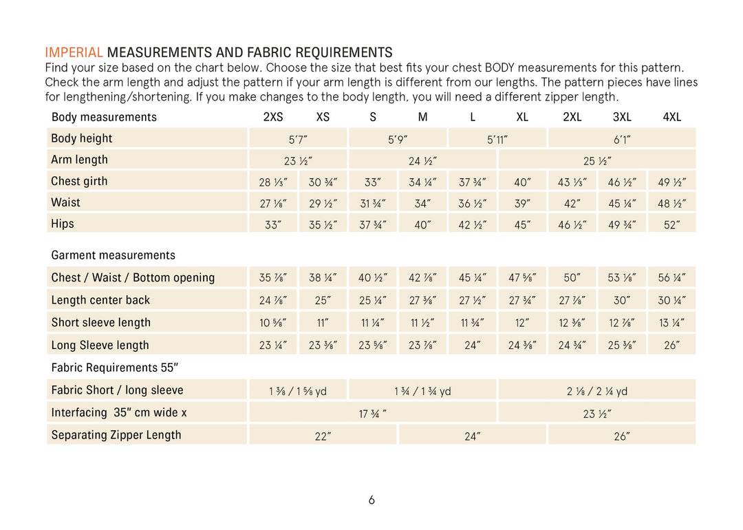 Men's Zip Shirt sewing pattern