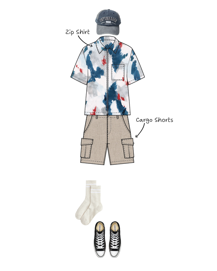 Men's Zip Shirt sewing pattern