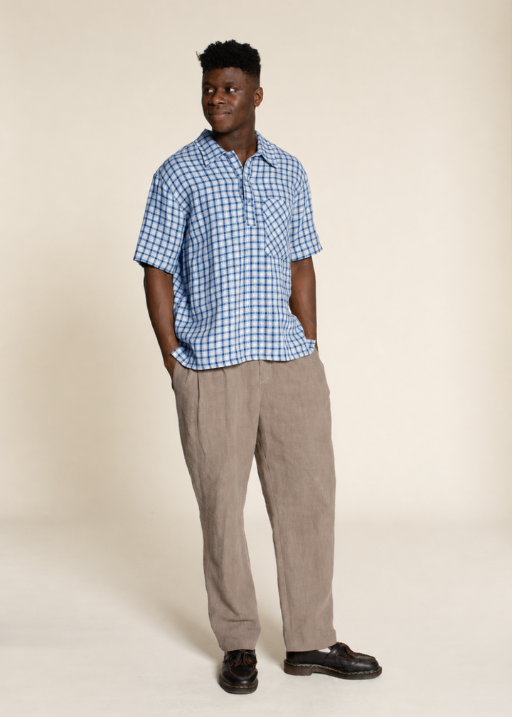 Woven Polo Shirt sewing pattern