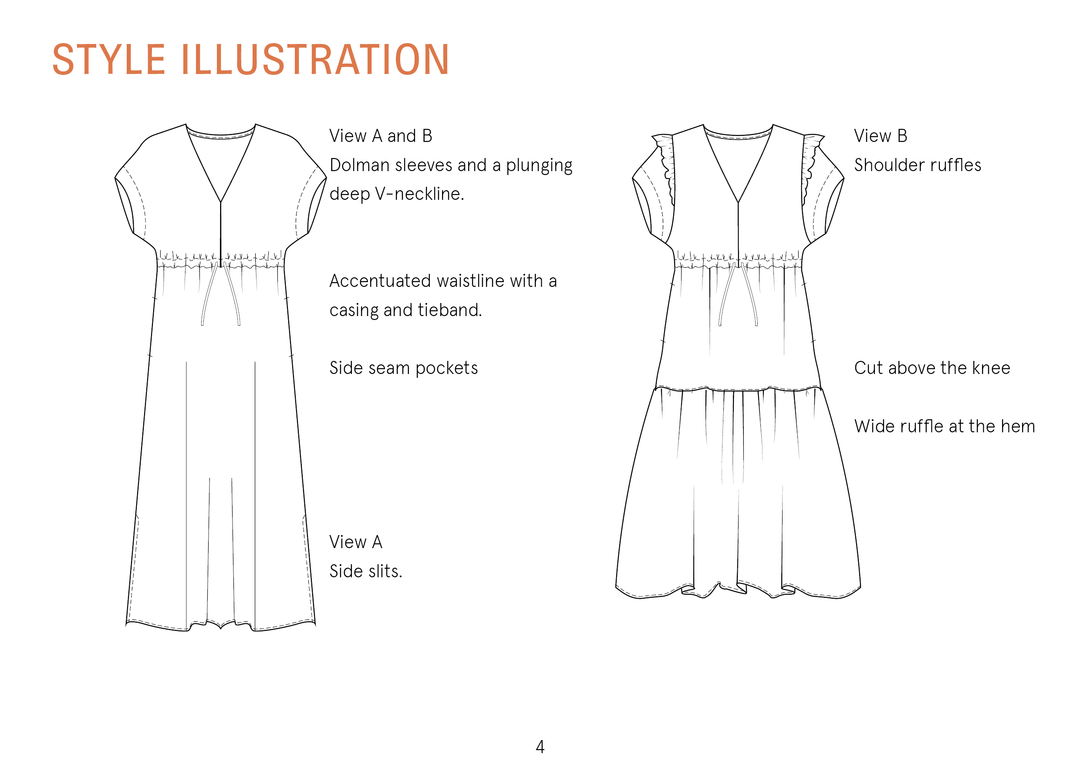 Abby Dress Sewing Pattern - Wardrobe By Me