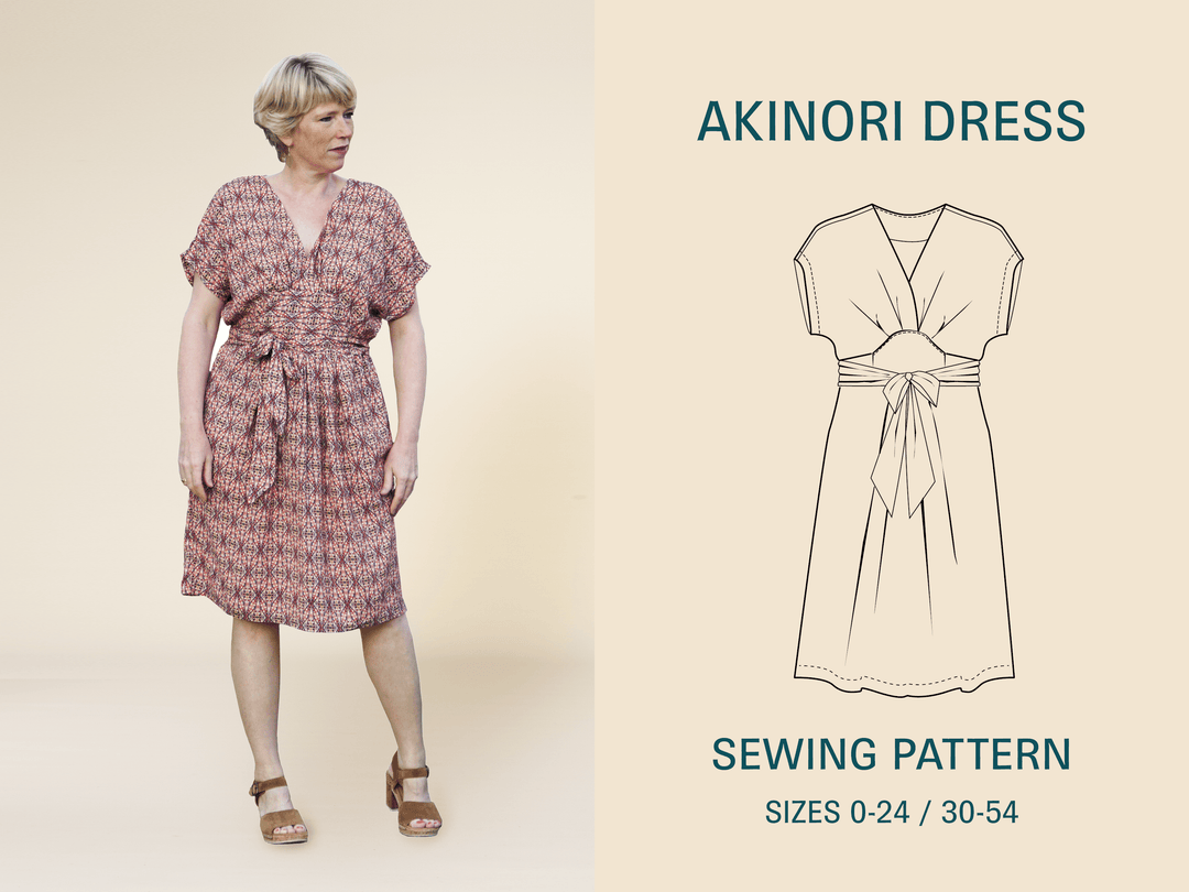 Akinori Dress sewing pattern-Women's sizes - Wardrobe By Me