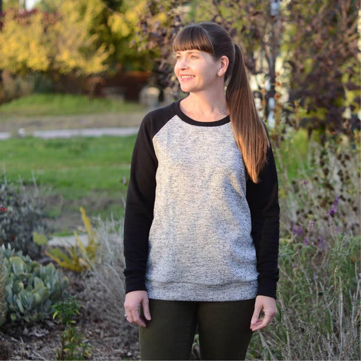 Boxy Raglan Sewing Pattern -Women's sizes - Wardrobe By Me