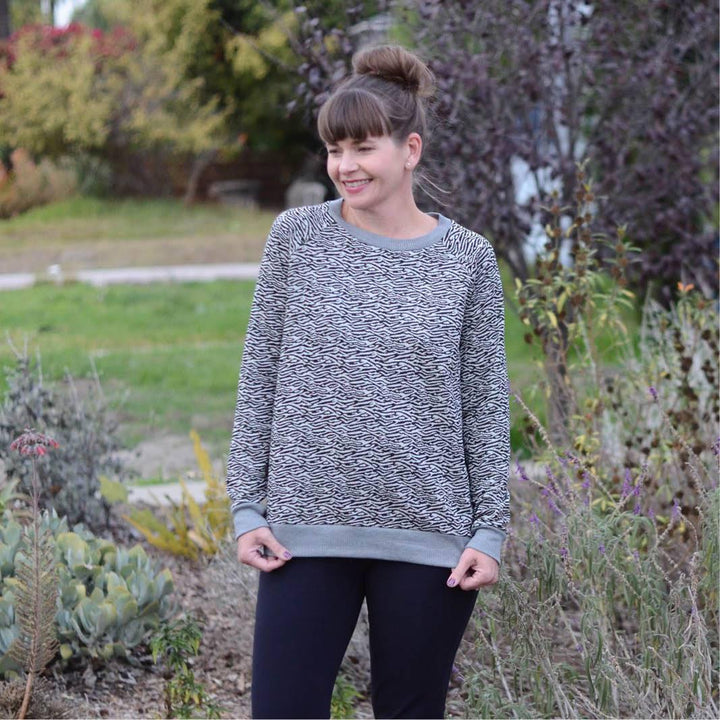 Boxy Raglan Sewing Pattern -Women's sizes - Wardrobe By Me