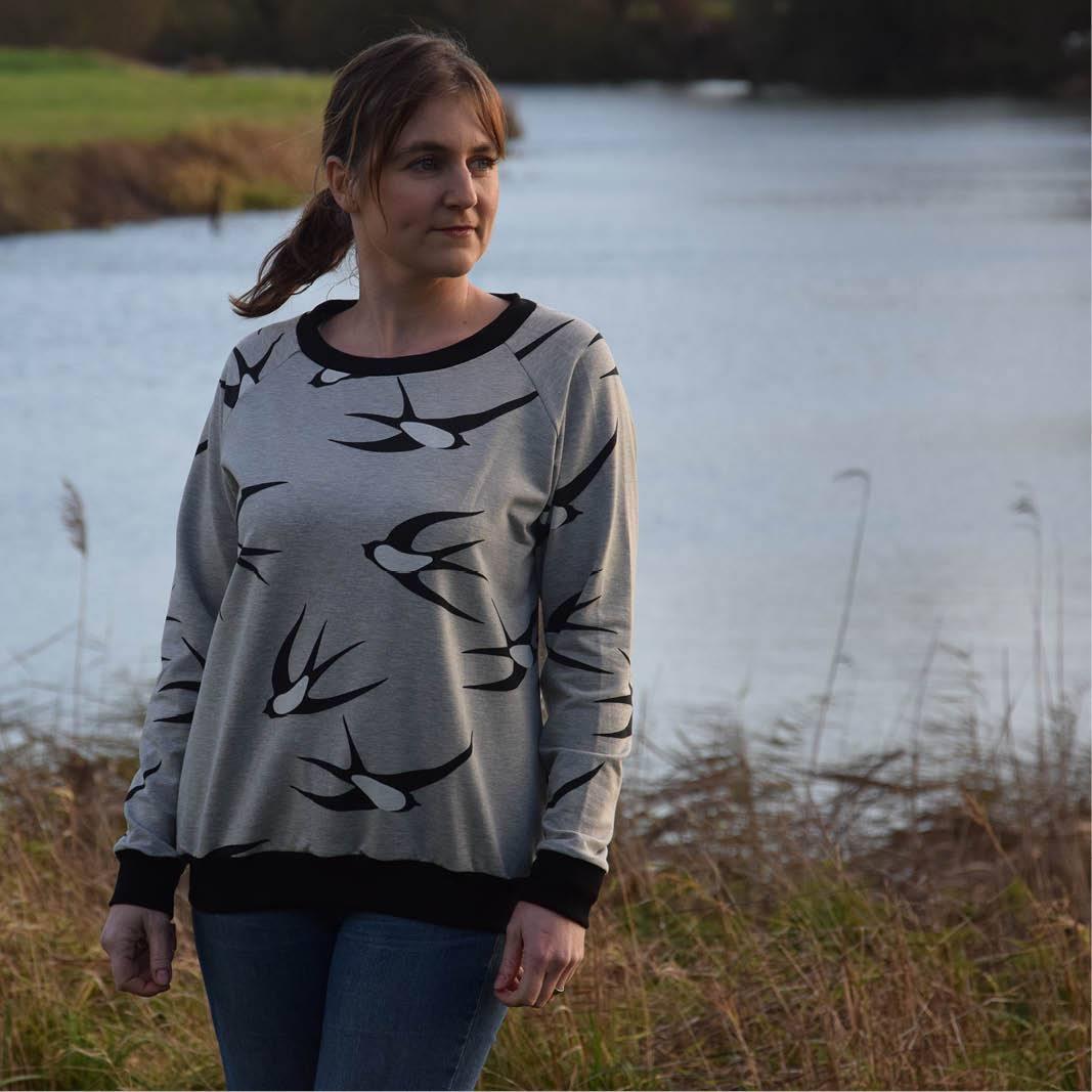 Boxy Raglan Sewing Pattern -Women's sizes - Wardrobe By Me