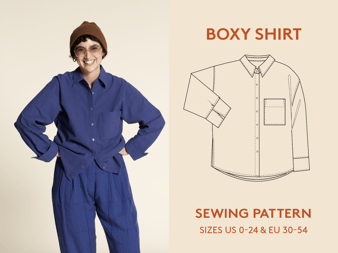 Boxy Shirt sewing pattern - Wardrobe By Me