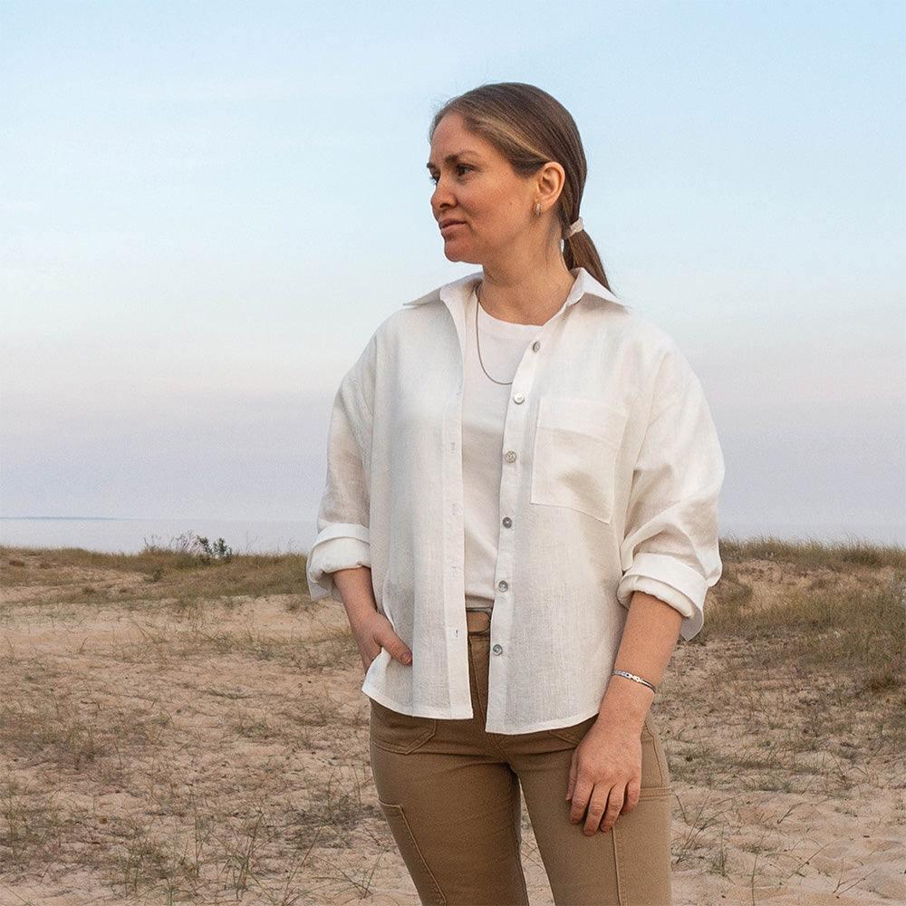 Boxy Shirt Sewing Pattern -Women's sizes - Wardrobe By Me