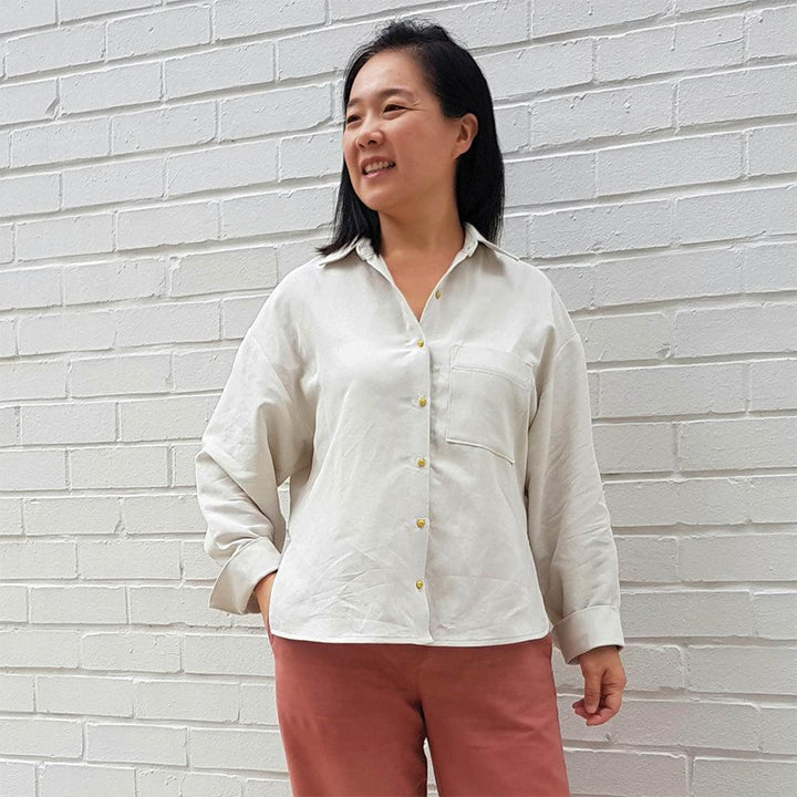 Boxy Shirt Sewing Pattern -Women's sizes - Wardrobe By Me