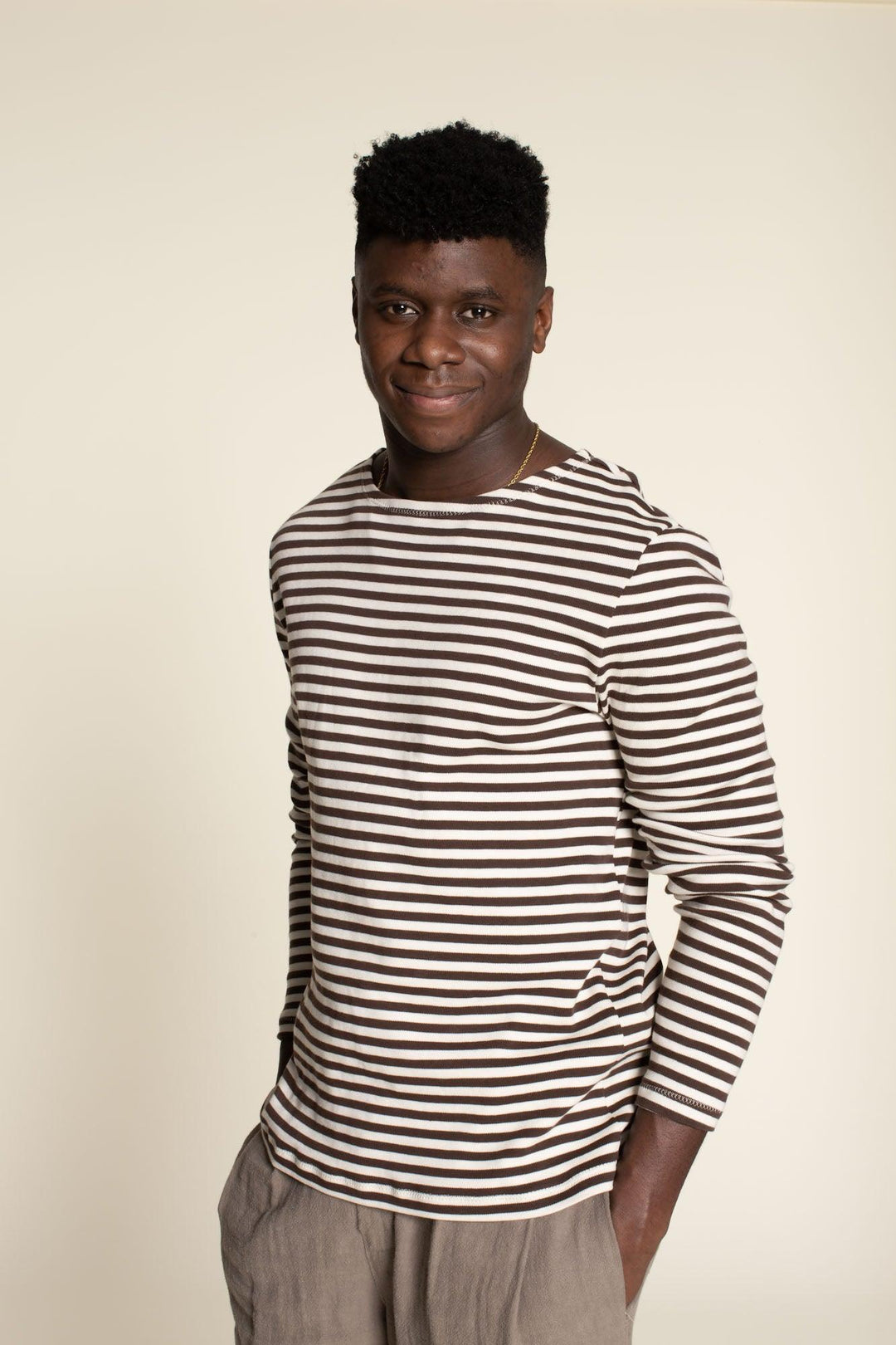 Breton Shirt Sewing Pattern- Men's Sizes 2XS-4XL - Wardrobe By Me