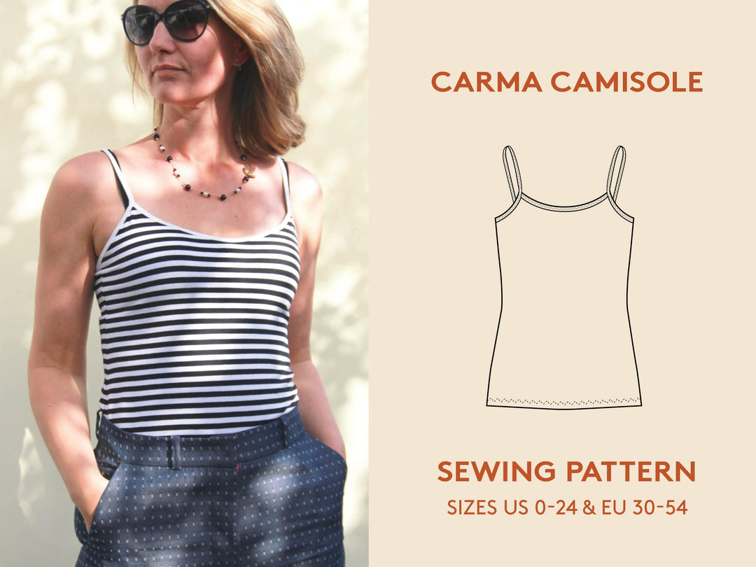 Camisole Sewing Pattern - Wardrobe By Me