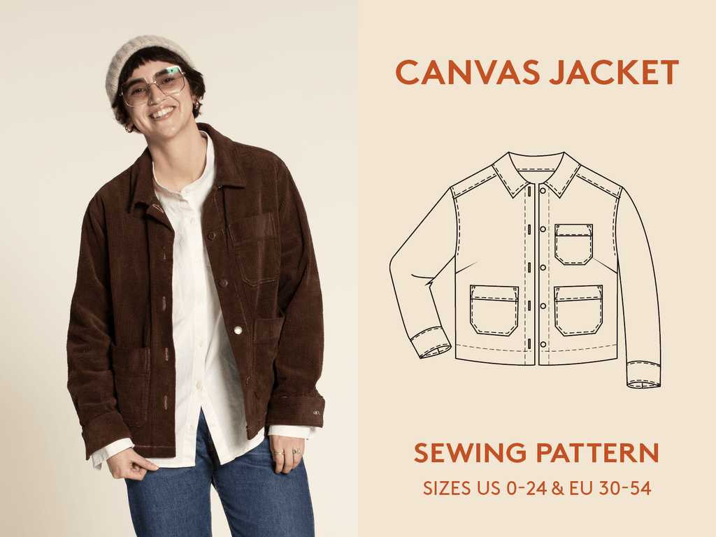 Canvas jacket sewing pattern  Wardrobe By Me - We love sewing!