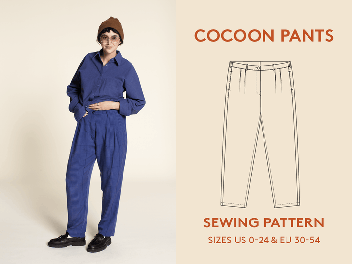 Cocoon Pants Sewing Pattern -Women's sizes - Wardrobe By Me